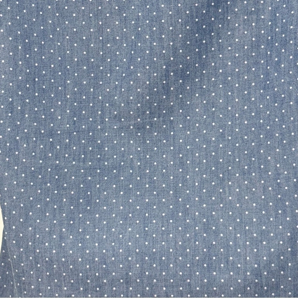 Bonobos Polka Dot Button Down Shirt Small Slim Fit Blue Short Sleeve Work Casual - Picture 9 of 13